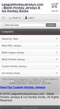 Mobile Screenshot of leaguehockeyjerseys.com